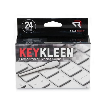 Read/Right Read Right, Keykleen Premoistened Cleaning Swabs, 24PK RR1243